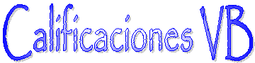 Calificaciones VB